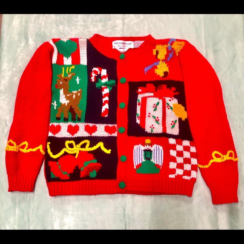 Vintage Knit Christmas Sweater